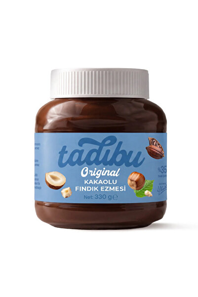 Abdurrahman Tatlıcı TADIBU Kakaolu Fındık Ezmesi 330g – %35 Yoğun Fındık Oran...