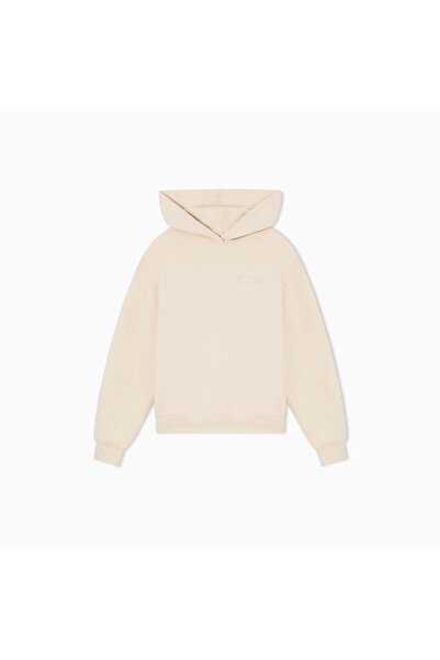 EA7 Sweatshirt for Girls, 176 CM, Beige, made of Cotton