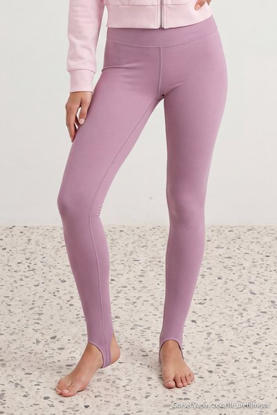 Trendyol Collection Colanți sport tricotați pentru yoga, din țesătură moale, ...