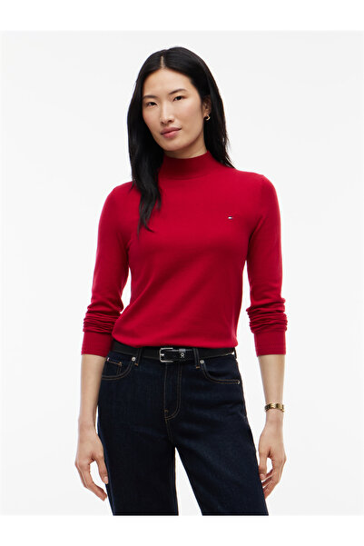 Tommy Hilfiger WW0WW51383 CO JERSEY SLIM MK-NK SWT XKC Χυμός Βατόμουρου