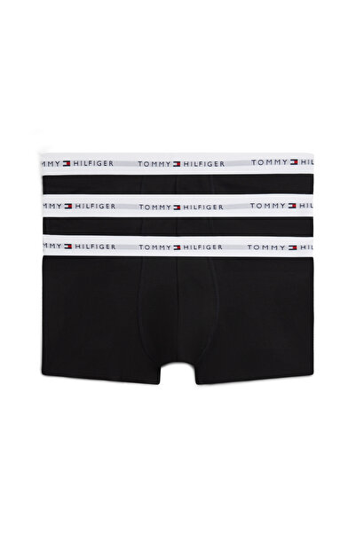 Tommy Hilfiger UM0UM03752 3P Σλιπ Χαμηλοκάβαλο 0R8 Μαύρο/Μαύρο/Μαύρο
