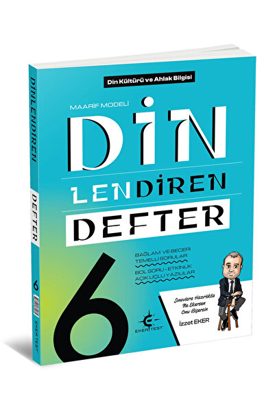 Eker Test Yayınları Ekertest Yayınları 6. Sınıf Din Kültürü Dinlendiren Defte...