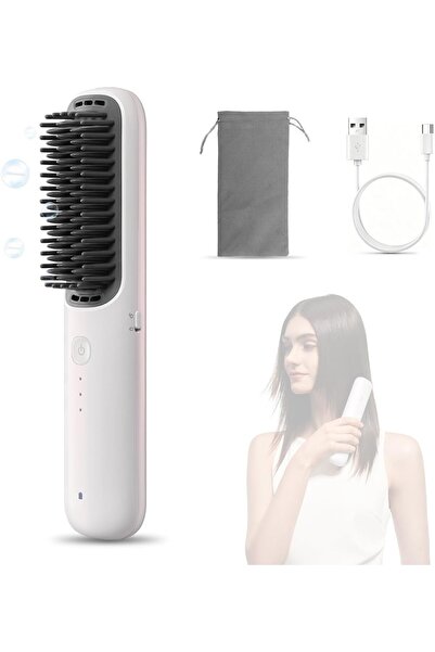 Xiaomi Cordless Hair Straightener Brush - Kablosuz Taşınabilir İyonik Şarjlı ...