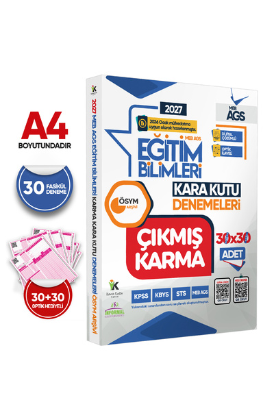 İnformal Yayınları 2027 MEB-AGS Ocak Müfredatı Eğitim Bilimleri ÖSYM Çıkmış K...