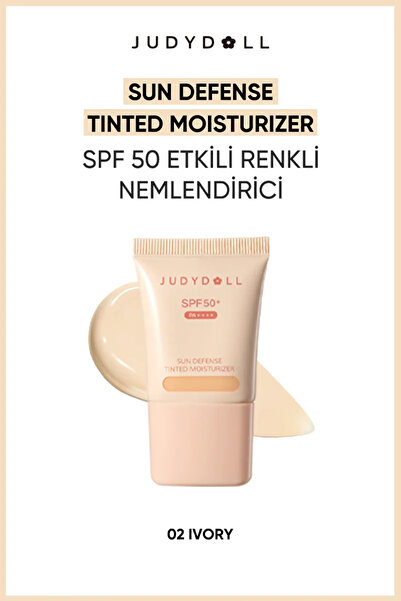 JUDYDOLL Sun Defense Tinted Moisturizer SPF50+ PA++++ Renkli Nemlendirici 02 ...