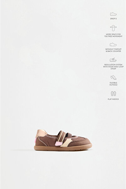 LEFTIES Kids BF BROWN SPORTS BALLET FLAT.