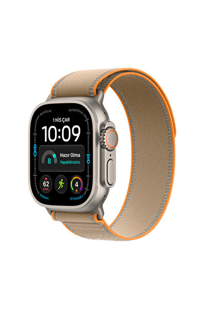 Apple Watch Ultra 4 GPS + Cellular 49mm Natürel Titanyum Kasa ve Kum Beji Tra...