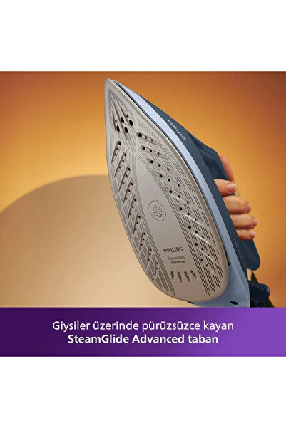 Philips Buhar 8 Ütü Kazanlı Bar | 2400 W, 550 g Şok Buhar, Ayar Gerektirmeyen...