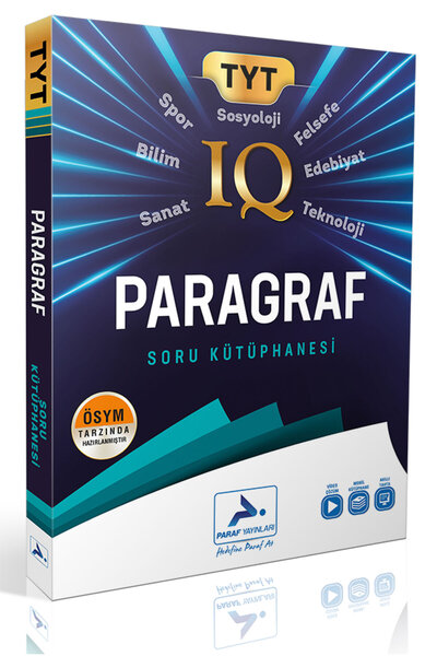 paraf yayınları TYT IQ Paragraf Soru Kütüphanesi