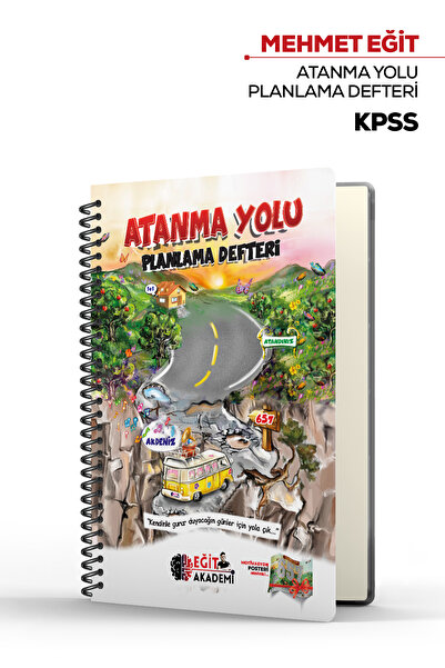 Eğit Akademi MEB - AGS - KPSS Atanma Yolu Planlama Defteri Mehmet Eğit / Eğit...