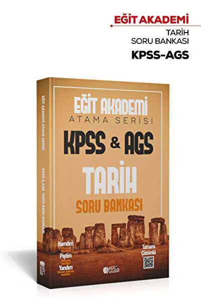 Eğit Akademi 2026 KPSS Atanma Serisi TARİH Soru Bankası Tamamı DİJİTAL Çözümlü