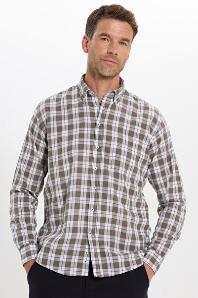 Tudors Erkek Regular Fit Klasik Kesim Oversize %100 Pamuk Keten Doku Tek Cep ...