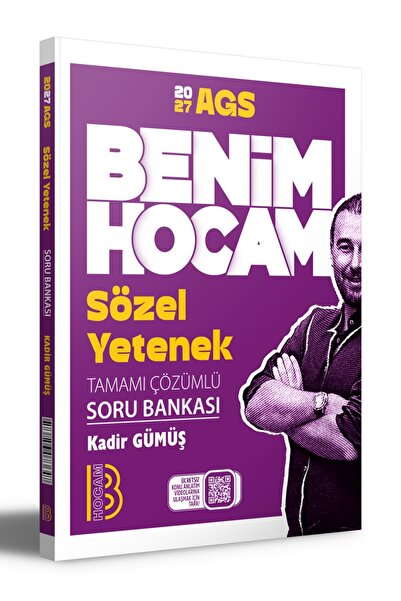 Benim Hocam Yayınları AGS Sözel Yetenek Tamamı Çözümlü Soru Bankası