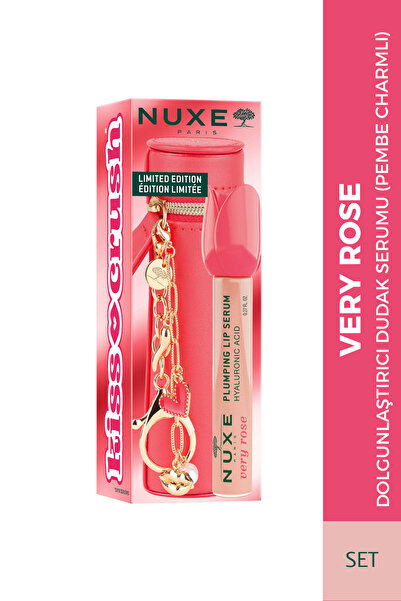 Nuxe Very Rose Dolgunlaştırıcı Dudak Serumu - Pembe Charmlı