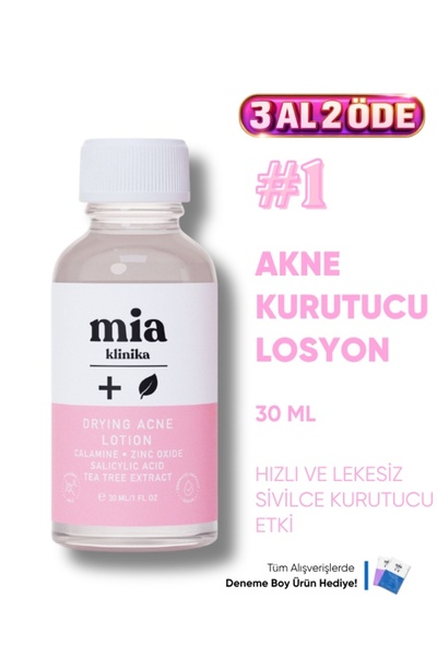 mia klinika Akne Karşıtı Sivilce Kurutucu Losyon
