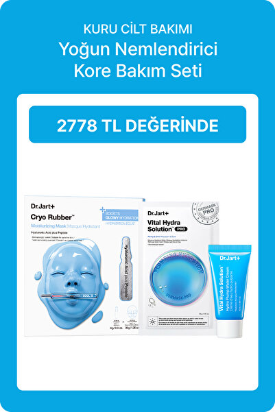 Dr.Jart+ Yoğun Nemlendirici Kore Bakım Seti | Cryo Rubber Maske + VHS Pro Mas...