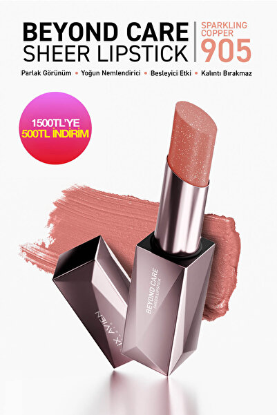 Alix Avien Beyond Care Sheer Lipstick 905 - Sparkling Copper - Yoğun Nemlendi...