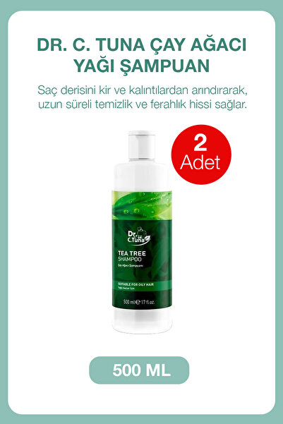 Farmasi Dr. C. Tuna Çay Ağacı Şampuan 500 ml X2