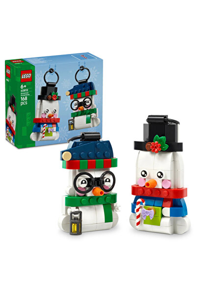 LEGO ®   Snowman Ornaments 40812 – Christmas Tree Ornament Toy Making Set for...