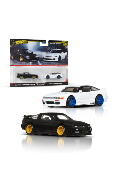 HOT WHEELS Premium Car Culture 2'li Premium Araba Serisi 96 Nissan 180SX Type...