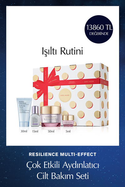Estee Lauder Resilience Multi-Effect Aydınlatıcı Set - Serum 15ml+ Temizleme ...