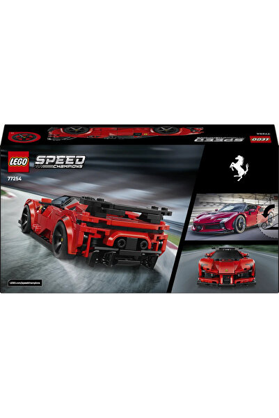 LEGO ® Speed Champions Ferrari SF90 XX Stradale Spor Araba 77254 - 9+ için Oyuncak Yapım seti (339P)
