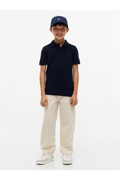 Tommy Hilfiger KB0KB09103 FLAG POLO S/S C1G Σκούρο Ναυτικό Μπλε