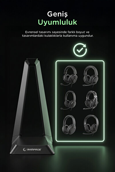 Rampage Rm-h19 Holder Kulaklık Için Stand Kulaklık Standı