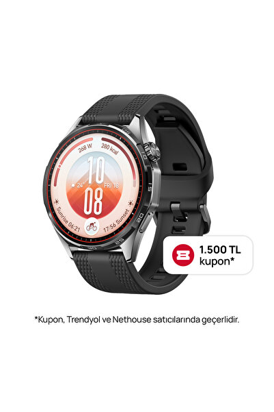 Huawei WATCH GT 7 46mm Siyah, 21 Güne Varan Pil Ömrü, NFC Ödeme, iOS ve Andro...