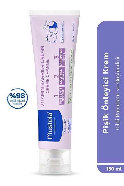 Mustela Bebek Pişik Önleyici Koruyucu Nemlendirici Doğal Kökenli Bakım Kremi ...