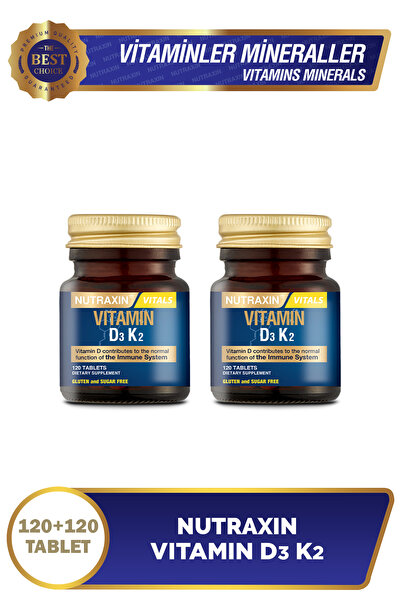 Nutraxin D3K2 120 Tablet 2 Adet