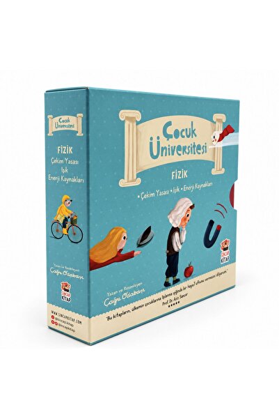 Sincap Kitap Çocuk Üniversitesi Fizik Seti 3 Kitap | Eğitici Bilim ve STEM Se...