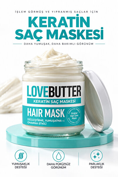 LOVE BUTTER Keratin Saç Maskesi 190ml