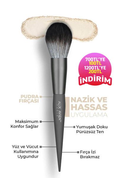 Alix Avien Pudra Fırçası - Powder Brush