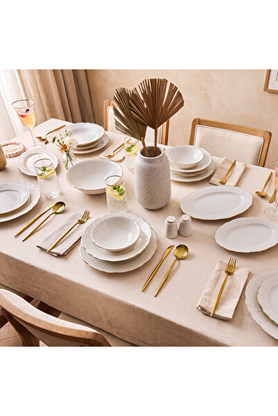 Aryıldız Tiffany Gold 30 Parça 6 Kişilik Yemek Takımı