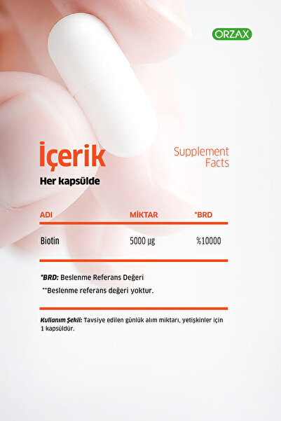 Ocean Biotin 5000 Mcg 60 Kapsül