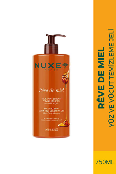 Nuxe Reve de Miel Yüz ve Vücut Temizleme Jeli 750 ml