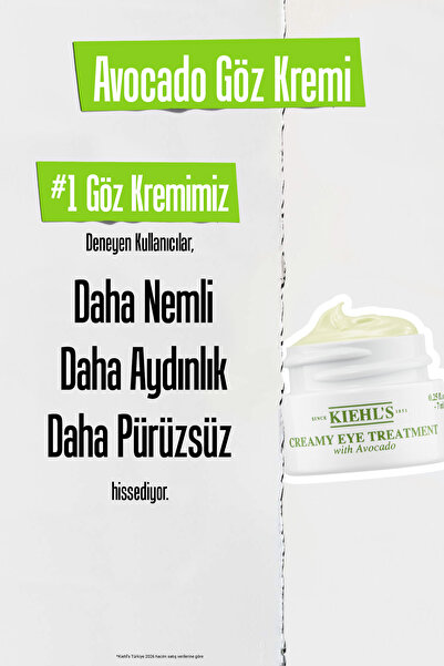 Kiehl's Midnight Recovery Serum ve Avokado Göz Kremi Aydınlatıcı ve Canlandırıcı Bakım Seti