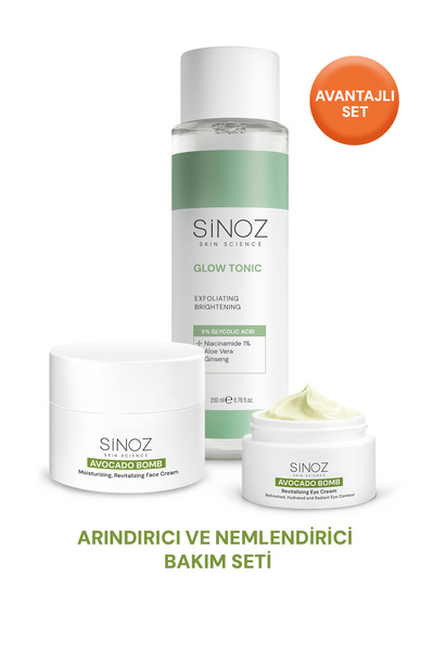 SİNOZ Arındırıcı ve Nemlendirici 3'lü Bakım Seti