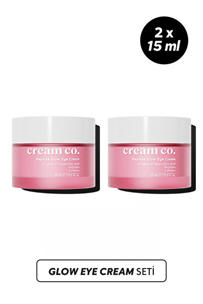 Cream Co. İkili Göz Kremi Seti Aydınlatıcı Göz Çevresi Kırışıklık Karşıtı Nem...