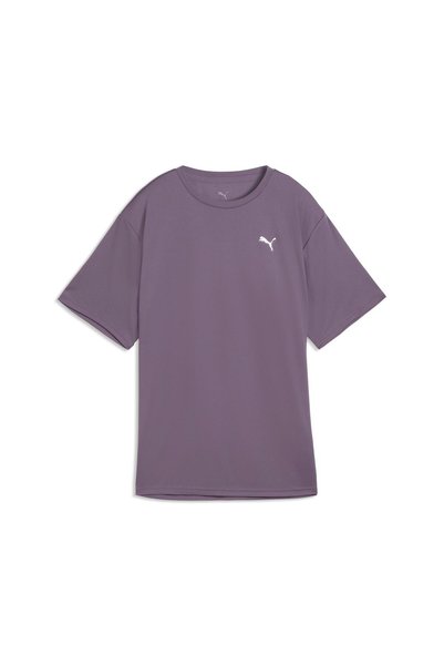 Puma تي شيرت تدريبي مريح باللون الأرجواني الفحمي