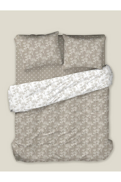 English Home Gingko duvet cover set, beige, 200x220 cm