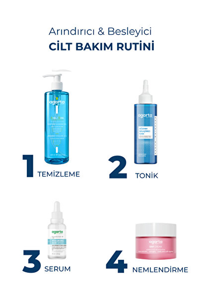Agarta Doğal Arındırıcı Yüz Temizleme Jeli Yağlı Ve Karma Cilt 400 ml
