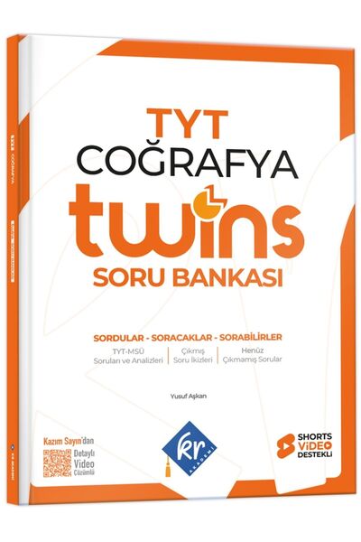 KR Akademi Yayınları 2027 TYT Twins Coğrafya Soru Bankası