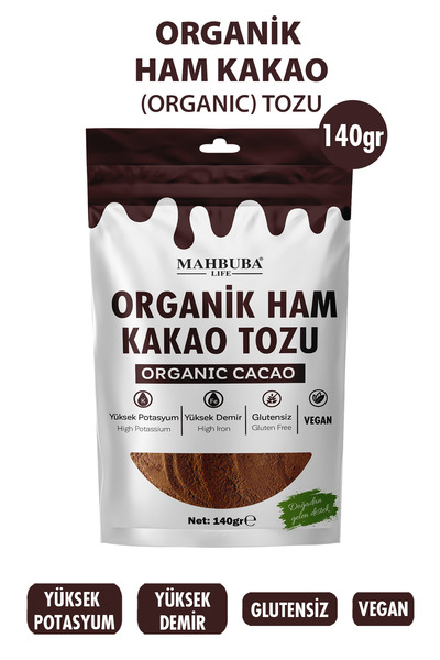 Mahbuba Organik Ham Kakao Tozu 140gr
