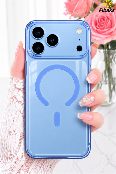 Fibaks (Premium Seri Sararmaz) iPhone 17 Pro /18 Pro Kılıf IC Animasyonlu Kri...