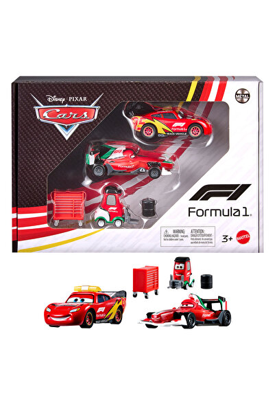 CARS Disney ve Pixar Cars Formula 1® Çoklu Araç Seti JTJ08