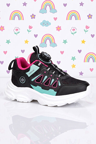 DARK SEER Kids Ds Rubick Smart Lace-Up Black Fuchsia Children's Sneaker Casua...