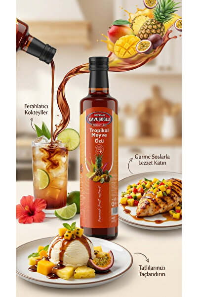 Bozkırlı Çavuşoğlu Tropikal Meyve Özü 650g