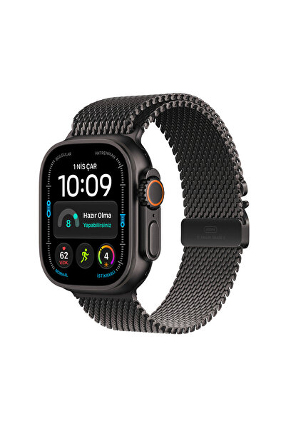 Apple Watch Ultra 4 GPS + Cellular 49mm Siyah Titanyum Kasa ve Siyah Titanyum...
